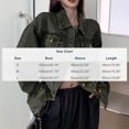 thumbnail image 3 of Roncen Women's Jean Jacket Distressed Washed Button Up Boyfriend Denim Jacket Coat With Pockets, 3 of 9