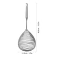 thumbnail image 6 of Rupoun 304 Stainless Steel Long-Handle Skimmer Ladle – Large Capacity Oil & Water Filter, Heat-Resistant, Dishwasher Safe, Ideal for Frying & Cooking, 6 of 9