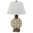 thumbnail image 2 of Cal Lighting Lampe de Table en Résine Durable 15.88 Pouces Blanc/marron, 2 of 2