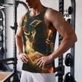 thumbnail image 5 of Logiee Magical Tarot Reading Print Men's Workout Tank Top,Quick Dry Workout Tank Top,Gym Muscle Tee,Fitness Bodybuilding Sleeveless T Shirt-3X-Large, 5 of 7