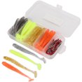 thumbnail image 4 of T Queue Appât Mou, Artificiel Extensible 60pcs / Boîte Portable Souple Pêche Leurres Kit Réutilisables pour la Pêche à la Basse 6cm, 5cm, 4 of 8