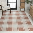 thumbnail image 4 of JONATHAN Y TUSCAN SUN 4 x 6 Area Rug, Sabine Traditional Farmhouse Bold Gingham - Salmon/Cream, TSN203A-4, 4 of 9