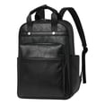 thumbnail image 2 of Mochila de moda para mujer, ideal para el trabajo y los viajes | Mochila de gran capacidad de piel sintética | Mochila informal ligera e impermeable para portátil y para el día a día, 2 of 6