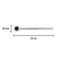 thumbnail image 3 of Matraca cuadro 1/2" cabeza redonda con disco, Pretul Pretul M-1245DP, 3 of 4