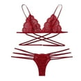 thumbnail image 2 of 4x Traje de Baño de Bikini Bordado de Encaje Transparente de Verano para Mujer, Conjunto de 2 Piezas con Y - 4 piezas, 2 of 8