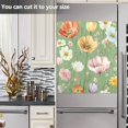 thumbnail image 6 of Magnetic Dishwasher Decal - 23x26 Inches ， Single-Sided Print, Cuttable, for Dishwasher, Refrigerator, and Other Metal Surfaces，Watercolor Pastel Flowers Tulips, 6 of 6