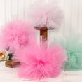 Threadart Premium Tulle Mega Roll - 6"x100 Yards for Weddings, Parties, Costumes, Decor - Light ...