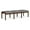 Castillo Gray, variant on Lenox Wood Reception Waiting Room 18" 3-Seat Bench / Walnut Wood / Black