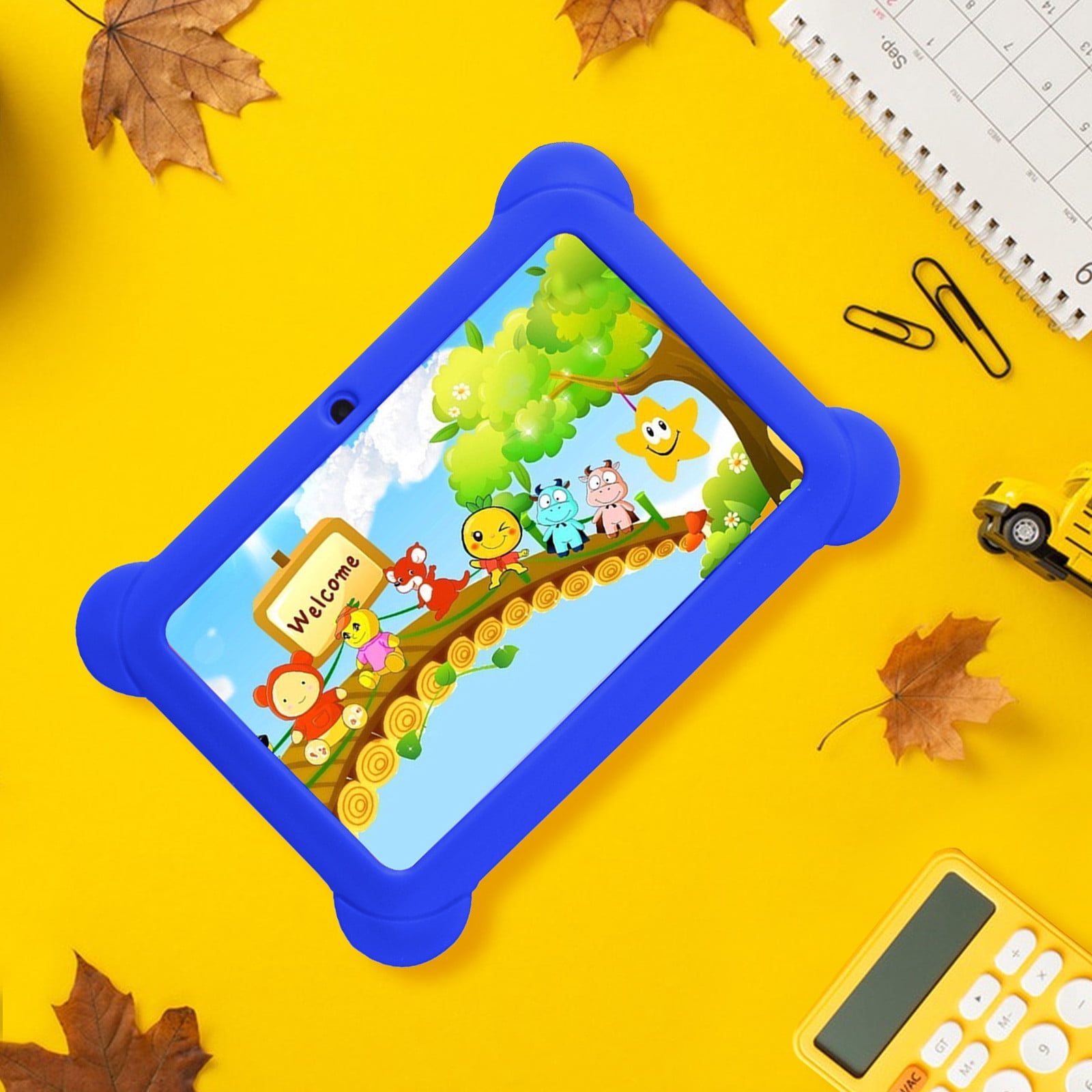 JikouIivo 7-inch Children's Tablet Computer Android Tablets Children's Early Education Learning Machine Parent-child Gift Machine Christmas Gift Built-in Dual Cameras