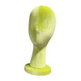 thumbnail image 6 of EHJRE Mannequin Head Home Velvet Hat Display Stand for Glasses Hairpiece Headphone Green, 6 of 8