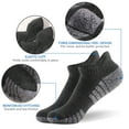 thumbnail image 7 of 6 Pairs Sports Ankle Socks  Athletic Low-cut Socks Thick Knit Autumn Winter Socks Outdoor Fitness Breathable Quick Dry Socks Wear-resistant Warm Socks Lightweight Anti-skid No-Show, 7 of 7