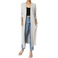 thumbnail image 1 of TheMogan Cardigan Maxi à Manches Longues pour Femmes P-3X Long Ouvert Drapé Doux Tricoté, 1 of 1