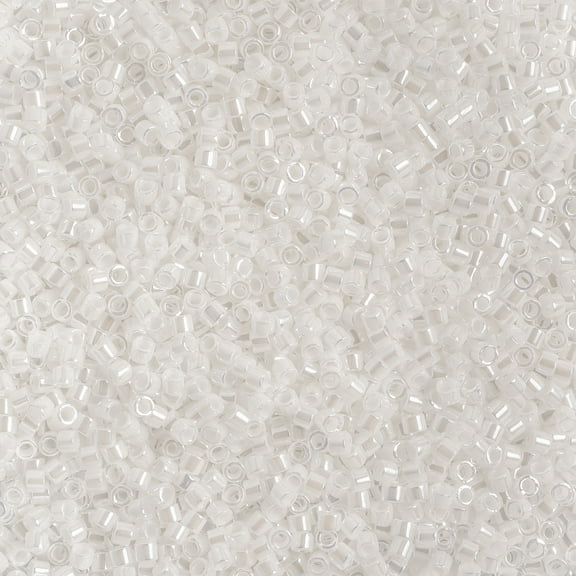 Miyuki Delica Bead 11/0 RD White Pearl Luster (DB0201) 50gms Bag