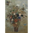 thumbnail image 3 of Odilon Redon 11x14 Black Modern Framed Museum Art Print Titled - Still Life with Flowers (1905), 3 of 5