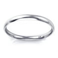 thumbnail image 7 of Sz 4.5 Solid 10K White Gold 2MM Round Dome Comfort Fit Wedding Band Ring, 7 of 7