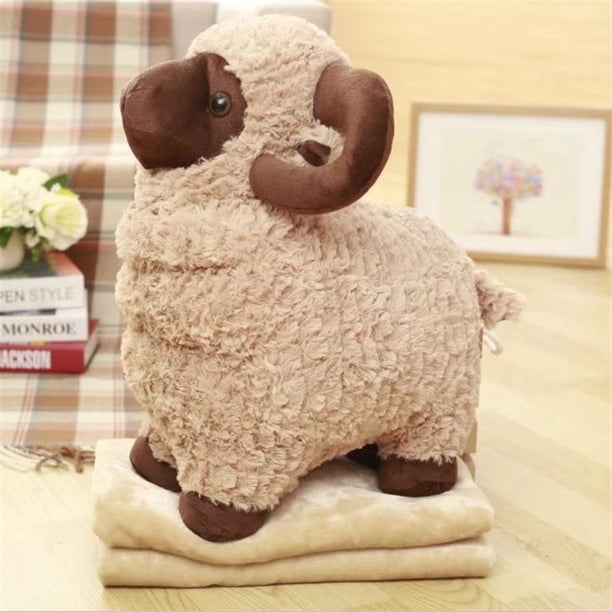 Muñeco de peluche de oveja de colores con dibujos creativos para regalo de cumpleaños de niños, muñeco relajante
