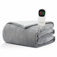 thumbnail image 1 of Homemate Heated Blanket Electric Throw - 50""X60"" Heating Blanket Throw 4 Hours Auto-Off 5 Heat Levels Blanket Over-Heat Protection Soft Flannel Sherpa Heater Etl Certification, 1 of 1