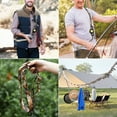 thumbnail image 4 of ZPAQI Outdoor Hangings Rope Shoulder Strap Adjustable Tent Lanyards Clotheslines, 4 of 11