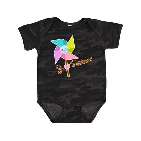 

Inktastic I Love Summer pinwheel Gift Baby Boy or Baby Girl Bodysuit
