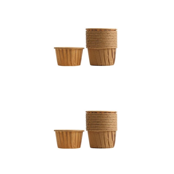 Monstrate 50 piezas de fundas redondas para magdalenas, a prueba de grasa, para pasteles, magdalenas, envoltorio, herramientas de bricolaje, bandeja para Type3 NO3 Monstrate CBP182586