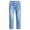 Casual Blue, variant on Women's Drawstring Elastic Waist Wide Leg Jeans, Pull-On Casual Denim Pants with Pockets, Women's Light Blue, Sizes S-2XL