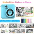 thumbnail image 4 of WSBDENLK Polaroids Camera Children'S thermal Printing Camera Toy Diy High-Definition Mini Slr Gift Digital Camera for Kids Digital Camera, 4 of 8
