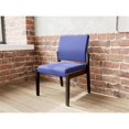 thumbnail image 4 of Pemberly Row Waiting Reception Armless Guest Chair Wood Frame in Blue, 4 of 5
