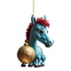 thumbnail image 3 of Navideña 2D Caballo Pisando Navideña Regalo Acrílico 8 Cm (E), 3 of 4