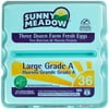 Sunny Meadow Large White Eggs, 36 Count