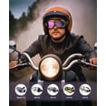 thumbnail image 6 of CRG Sports Vintage Bike Aviator Pilot Motorcycle Cruiser Scooter Goggles, 6 of 7