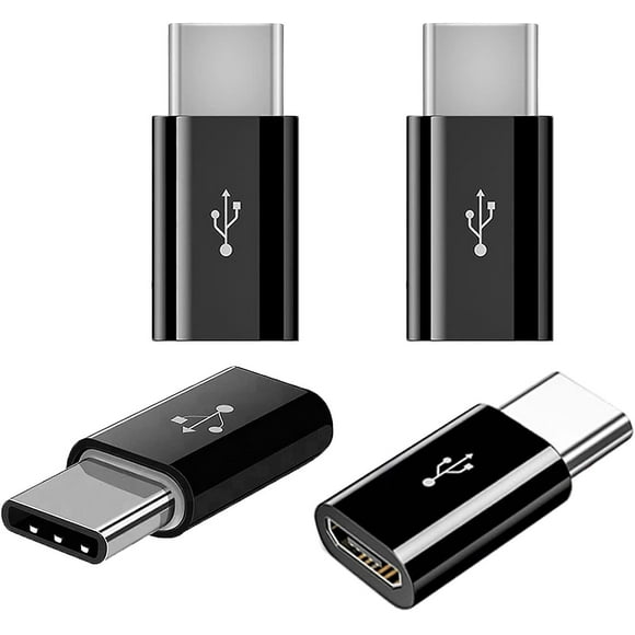 2 Pieces Usb C Adapter,usb C To Micro Usb Adapter Type C Male To Micro Usb Female Connector,micro Usb To Usb Type C Adapter,for P20/30 Other Smartphon