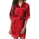 thumbnail image 3 of Mujeres Sexy Encaje Camisón Ropa de dormir Ropa interior Bata Albornoz Regalo, Rojo, XXL Vogacara XX000136-19, 3 of 7