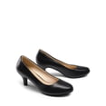 thumbnail image 4 of Zapatos de Tacón Bajo DREAM PAIRS para Mujer en Negro PU Cómodos, 4 of 7