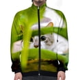 thumbnail image 2 of Nueva chaqueta de gato Animel 3D para hombre y mujer, estilo Harajuku Hip Hop, sudaderas con capucha de nuevo estilo, sudadera informal con cuello alto y cremallera, ropa para hombre, 2 of 5