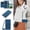 Blue, variant on Favorn Case for iPhone 18 Pro with Shoulder Strap & Wrist Strap, Slim Fit PU Leather Wallet Phone Case Cash Slot RFID Blocking Anti-Fingerprint Shockproof Back Cover Bumper, Blue