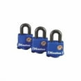 thumbnail image 1 of 1-9/16"(40mm) Blue Cov Lam Padlock 3Pk, 1 of 2