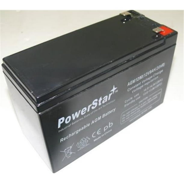 PowerStar PS12-9-266 12V- 9Ah UPS Batterie Remplace 7Ah Endurant CB7-12- CB-7-12