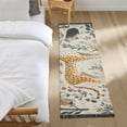 thumbnail image 3 of Yayeee Runner Rug for Bedroom 2'x6' Machine Washable Hallway Non Slip Mat, Animals in A Forest Pattern, 3 of 8