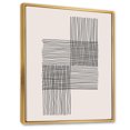 thumbnail image 2 of Designart Minimal Geometric Compostions Of Elementary Forms XIX FLOAT FRAME WALL ART, 2 of 4
