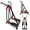 Black, variant on Kdymod Air Walking Elliptical Exercise Machine - Foldable Cardio Cross Trainer Glider for Full-Body Low-Impact Exercise with LCD Display Ideal for Home Gym,Black