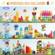 thumbnail image 2 of Baldosas magnéticas Paaxido 130 piezas con 2 coches para niños de 3 a 8 años, 2 of 9