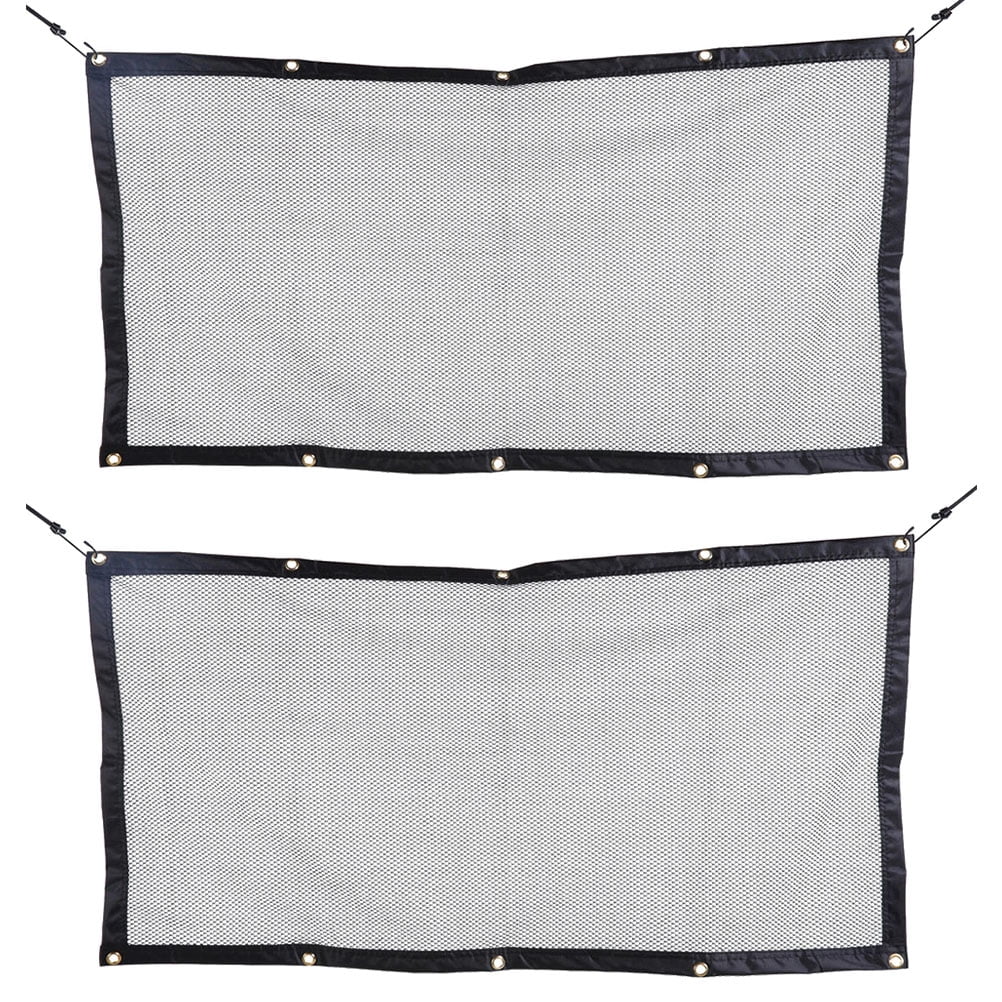 NICEXMAS 2Pcs Car Net Barrier Pet Barrier Mesh Cover Car Divider for