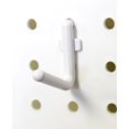 thumbnail image 5 of Wall Peg Hook Kit - L Style Pegboard Hooks Tool Storage Garage Organizer Choice Black or White Pegs, 5 of 5