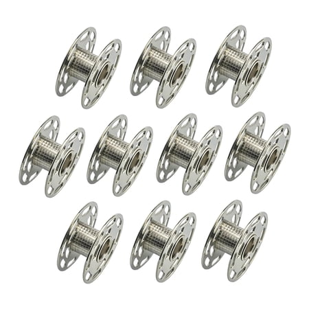 (10PCS) 0060265000 Metal Bobbin Fit Bernina 1000, 1000S, 1001, 1070, 1630, Artista 180, Aurora 435, B560 Sewing Machines