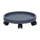 thumbnail image 2 of Soporte para plantas con ruedas para mover macetas, base transpirable, carrito redondo silencioso para flores Diámetro 33 cm, 2 of 8