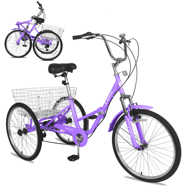folding adult tricycle