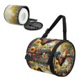 thumbnail image 2 of ZIATUBLE Sunflower Rooster Paper Dispenser Toilet Dustproof Hanging Paper Towel Case with Smooth Zipper Paper Towel Storage Container Universal Carrying and Storage Case Home Decor, 2 of 7