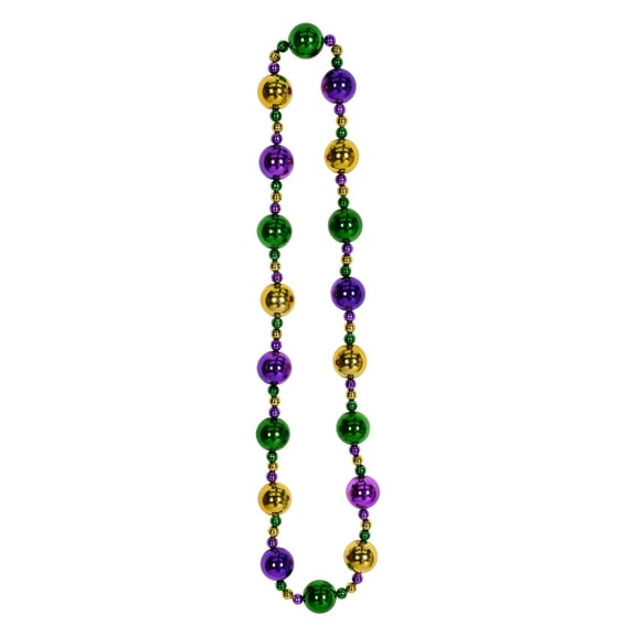 Beistle - Jumbo Mardi Gras Beads - 38" - Pack of 12