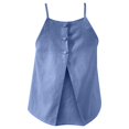 thumbnail image 6 of Gyexs Womens Summer Halter Crop Tank Tops Y2k Going Out Sleeveless Tee Shirts Open Back Beach Camisole (Blue, XXL), 6 of 6
