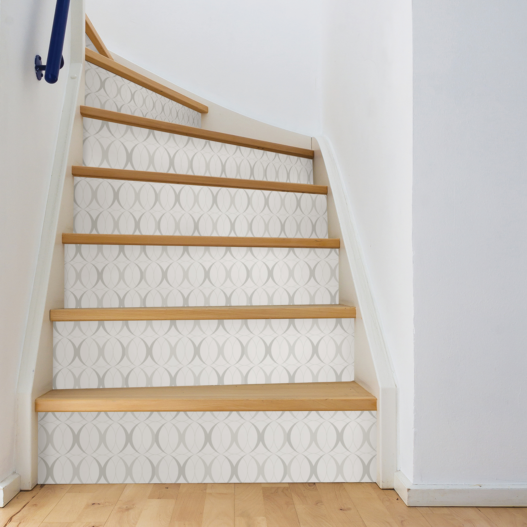 NuWallpaper Circulate Light Silver Peel & Stick Wallpaper
